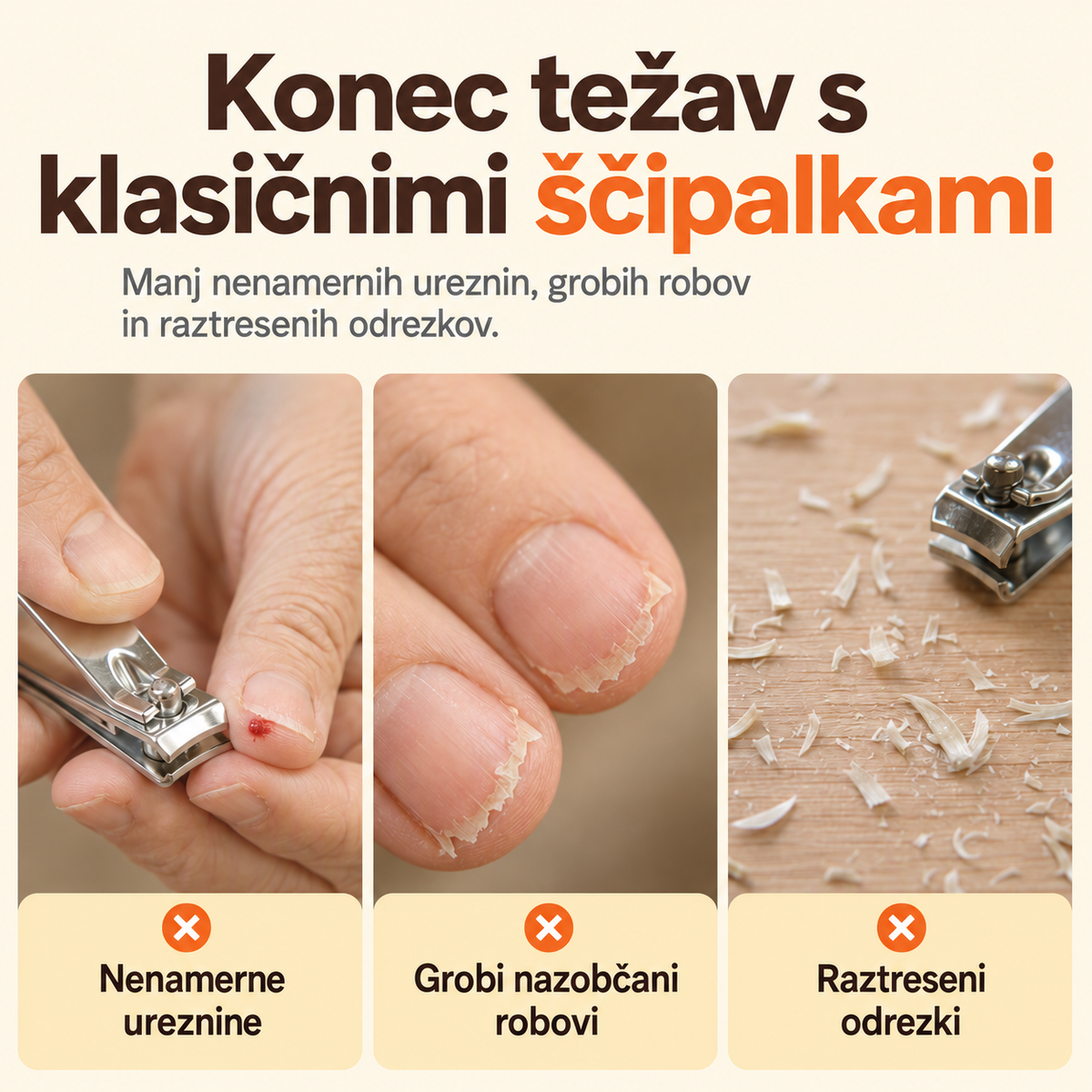 Težave klasičnih ščipalk