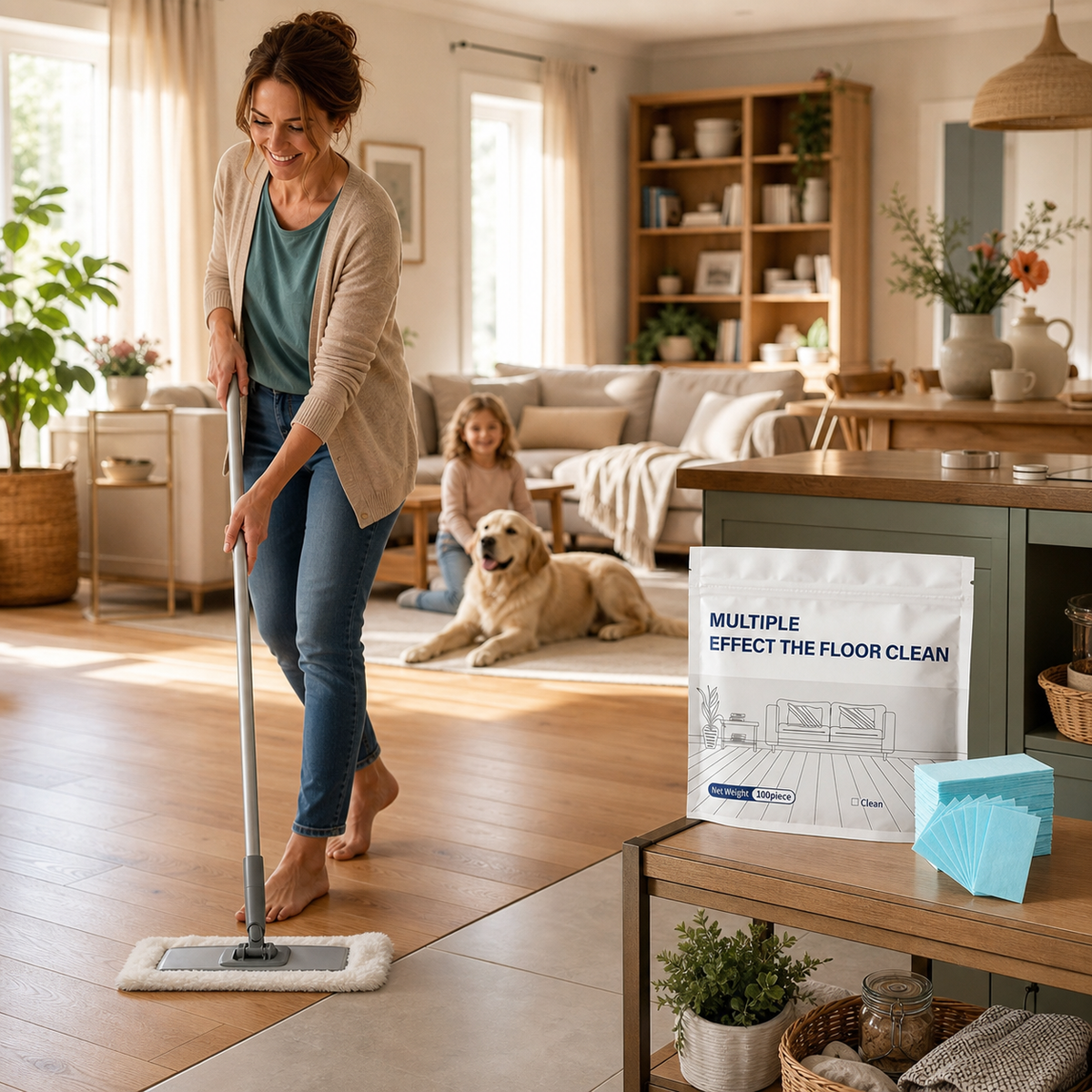 Nuvaiyn floor cleaning tablets - lifestyle hero