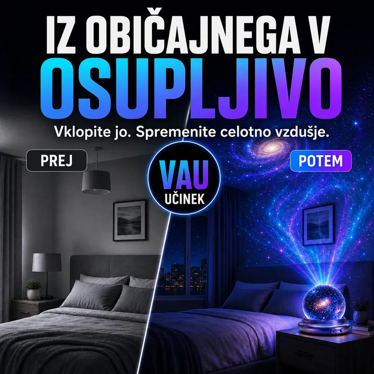 🌌 5D holografski projektor zvezd Comauo®