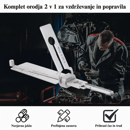 🔥 VROČA PONUDBA – 49 % POPUST ⚒️ SS001 Pro komplet za ključavničarsko usposabljanje iz nerjavečega jekla – praktični komplet cilindrov