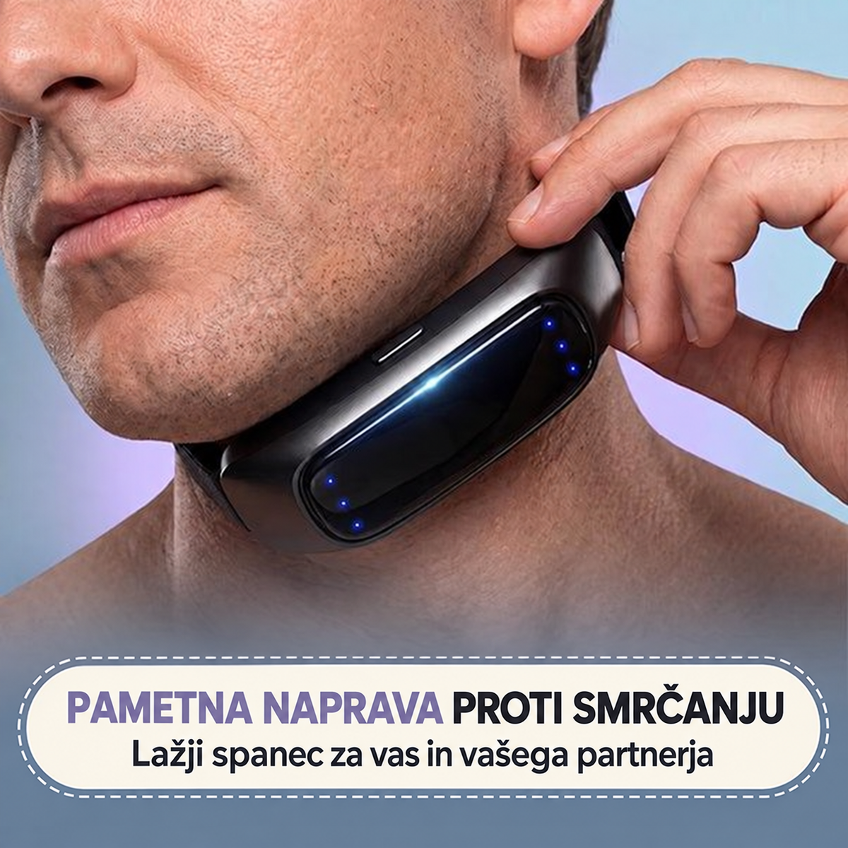 Smart anti-snoring device
