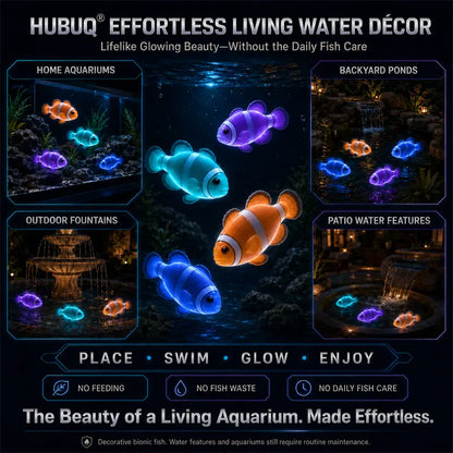HUBUQ® Smart Bionic Fish – Interaktivna svetleča robotska ribica