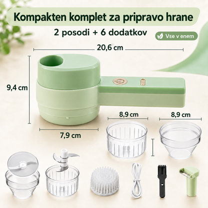Ročni električni sekljalnik 4 v 1 — 2