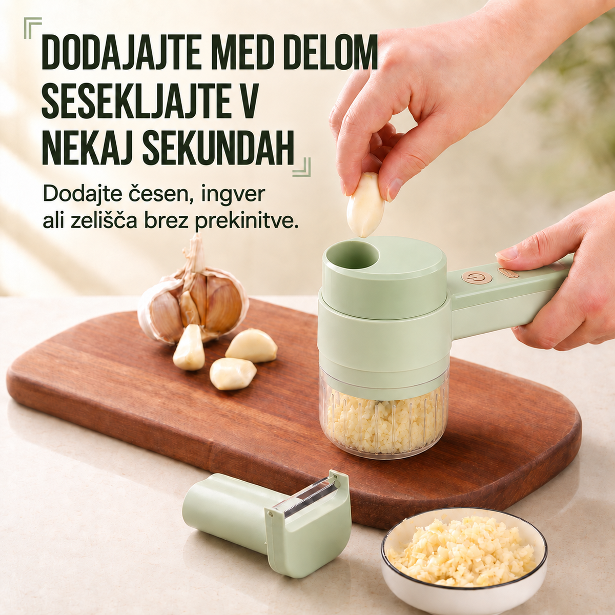 Ročni električni sekljalnik 4 v 1 — 5