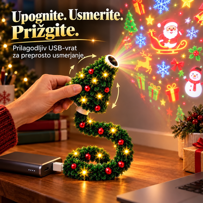 Božični USB-projektor s 6 motivi — 5