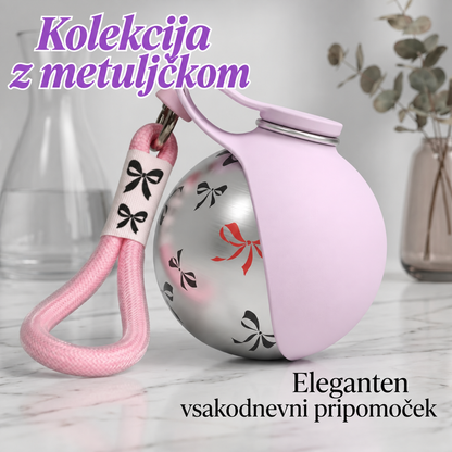 Potovalna steklenička za pse z zložljivo posodico — 5