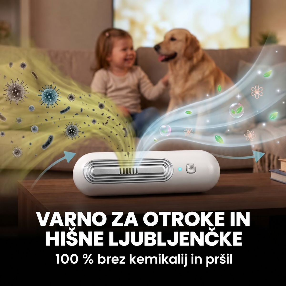 OzoFreshen – odstranjevalec vonjav hišnih ljubljenčkov
