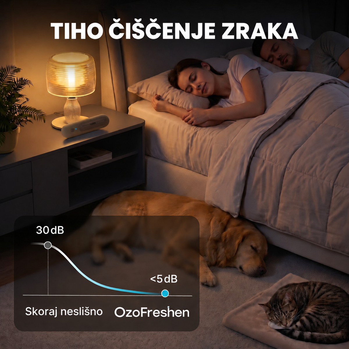 OzoFreshen – odstranjevalec vonjav hišnih ljubljenčkov