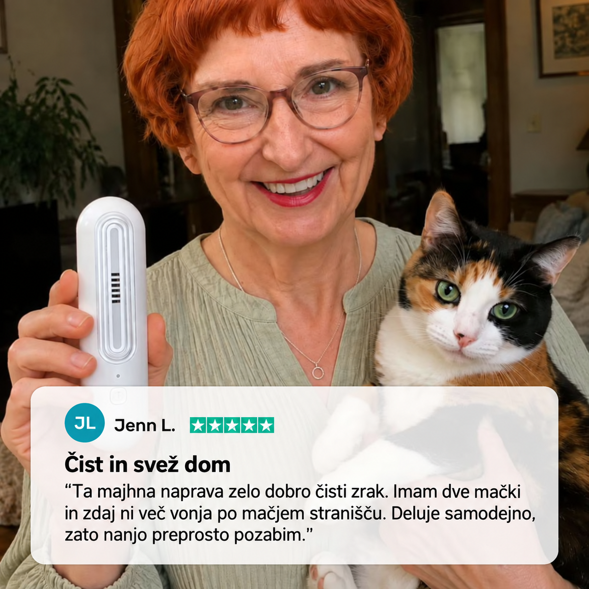 OzoFreshen – odstranjevalec vonjav hišnih ljubljenčkov