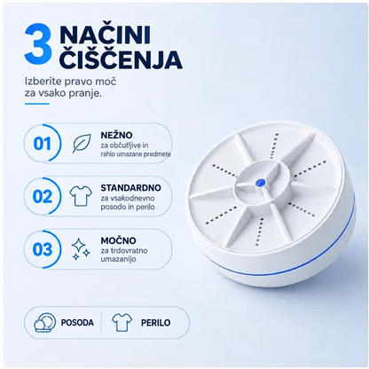 PocketWash portable ultrasonic washer