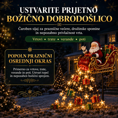 Solarni božični vrtni okras