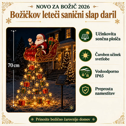 Solarni božični vrtni okras