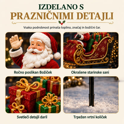 Solarni božični vrtni okras