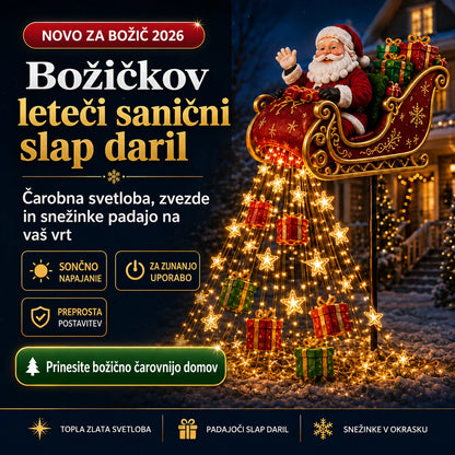 Solarni božični vrtni okras