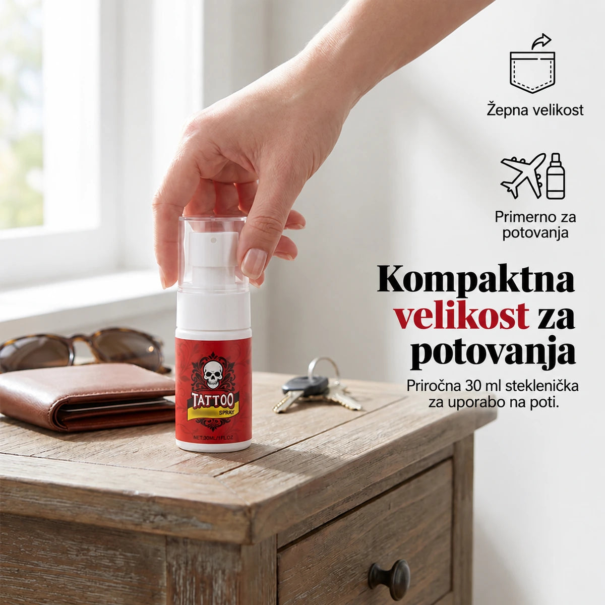 Spray za nego tetovaže 30 ml